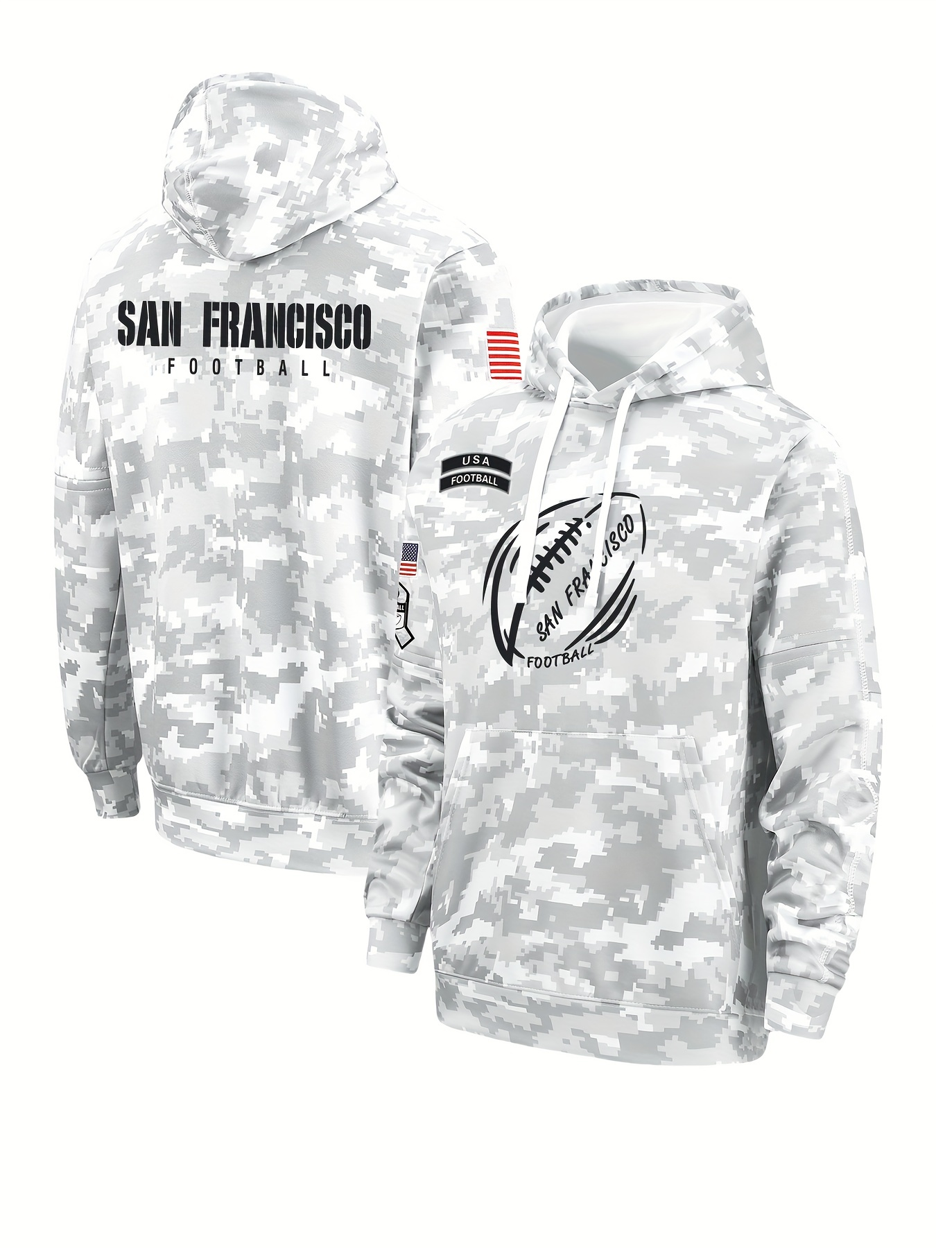 Men 2025 San Francisco 49ers style 4 NFL hoodie